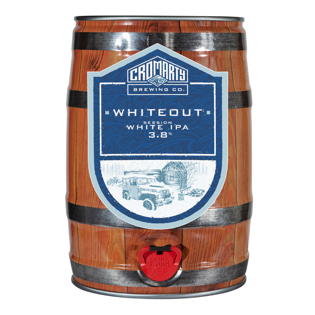 Whiteout Party keg